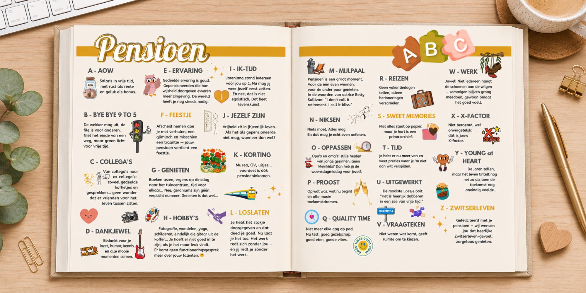 Hét ABC vol verhalen om nooit te vergeten — pensioen-editie