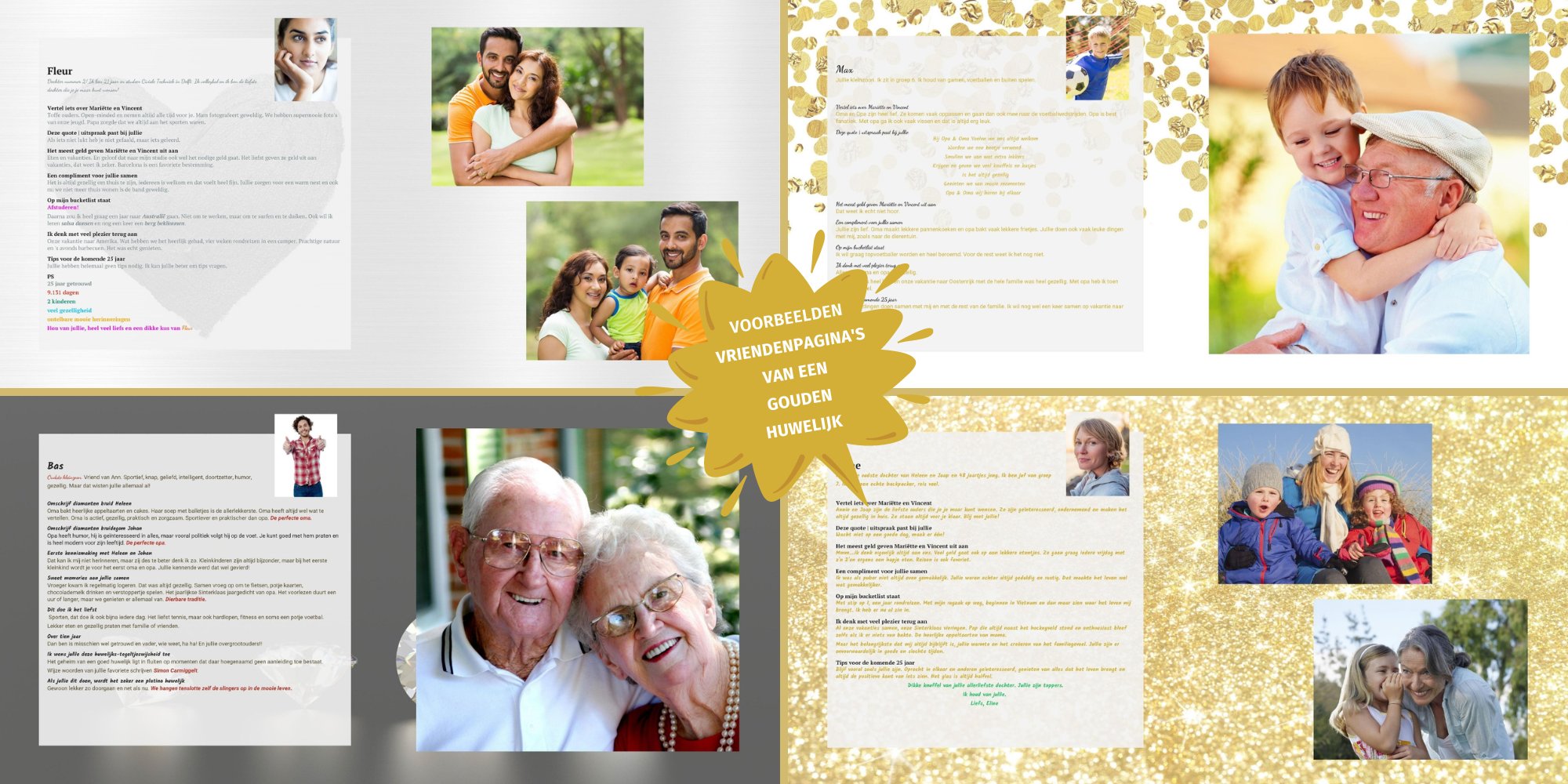gouden huwelijk 50_jaar getrouwd cadeau vriendenboek vriendenboekje