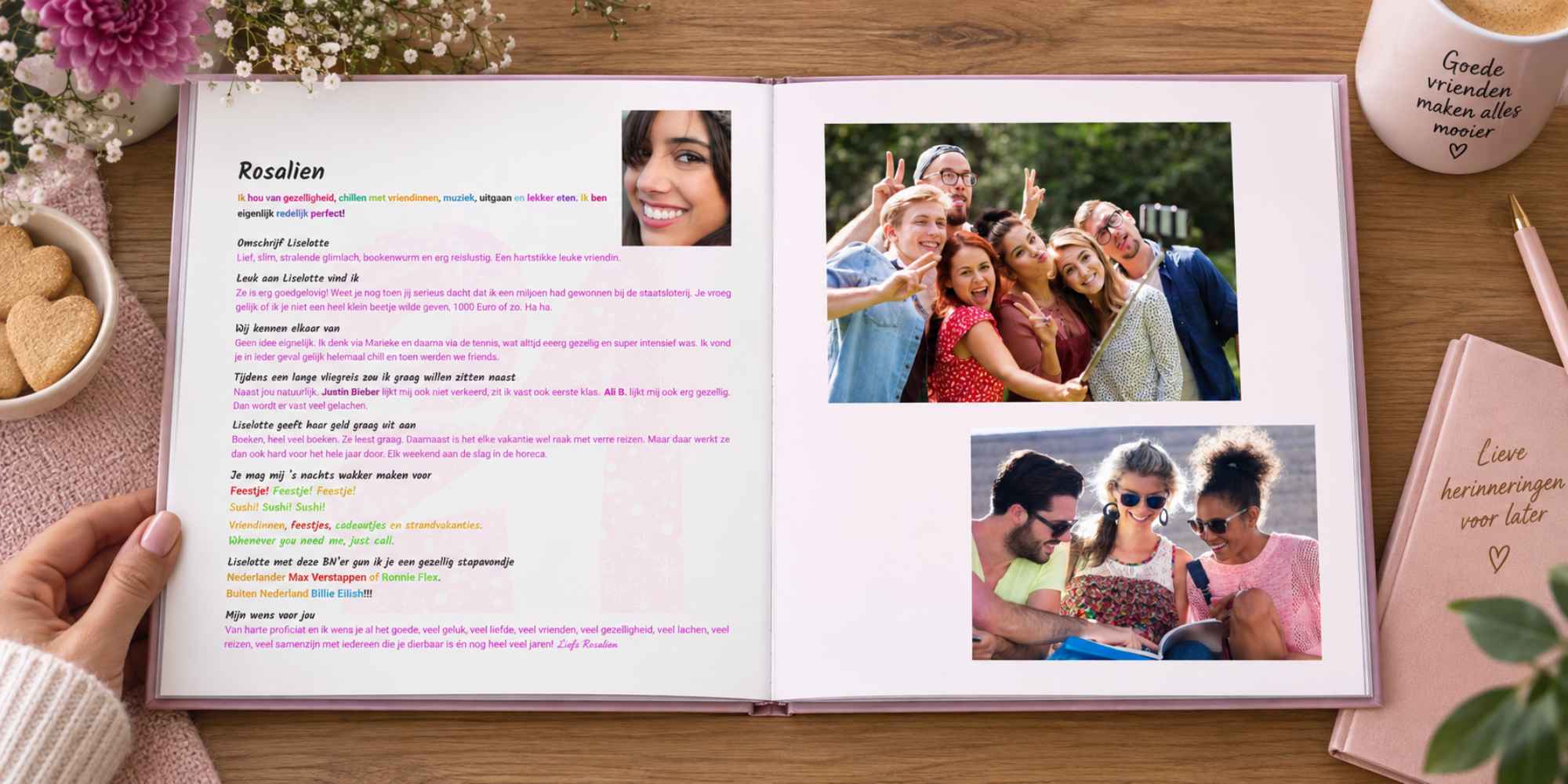 21 jaar vriendenboek vriendenboekje
