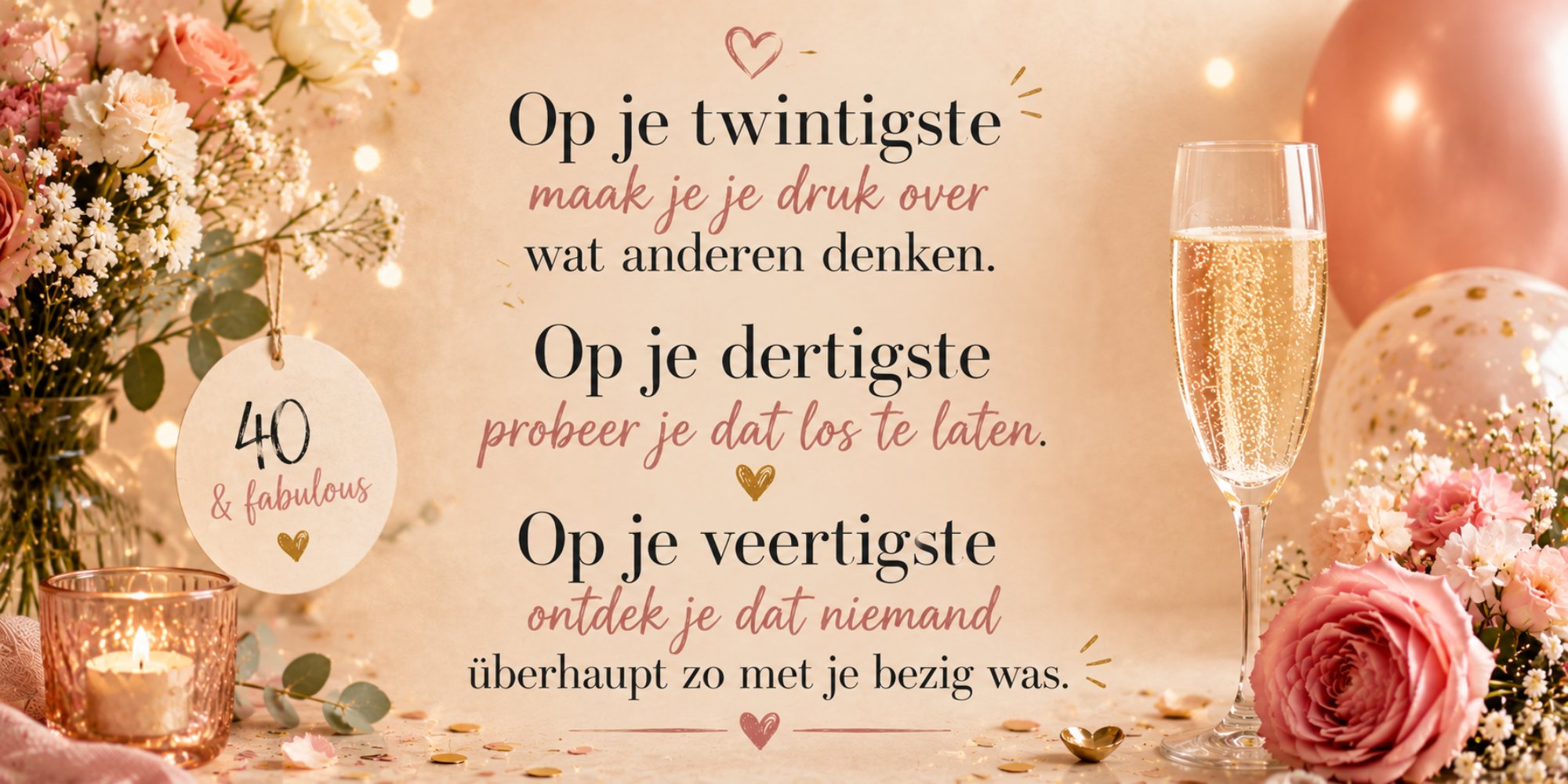 40 jaar quotes verjaardag op je 20e maak je je druk