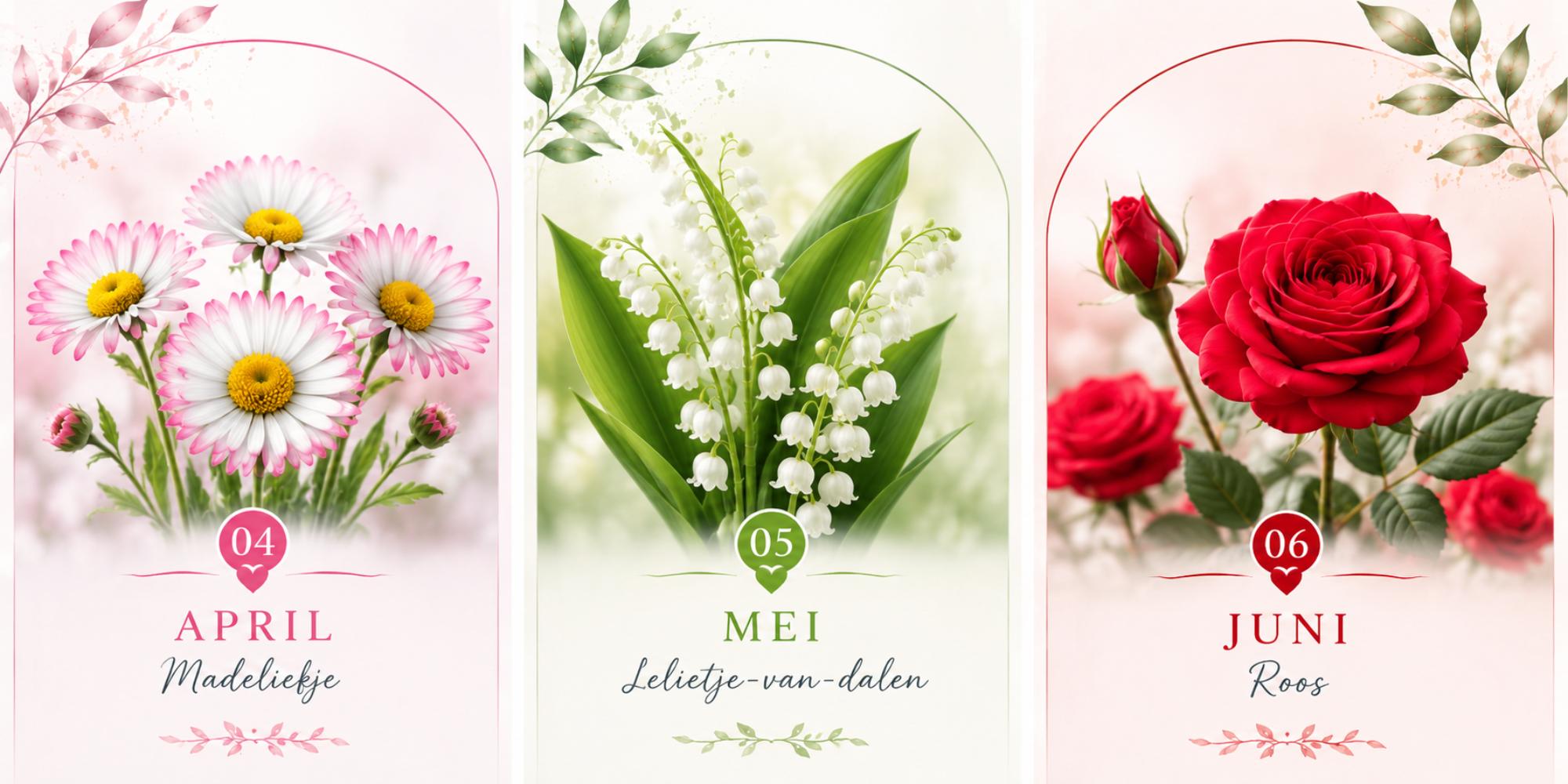 geboortebloemen april mei juni