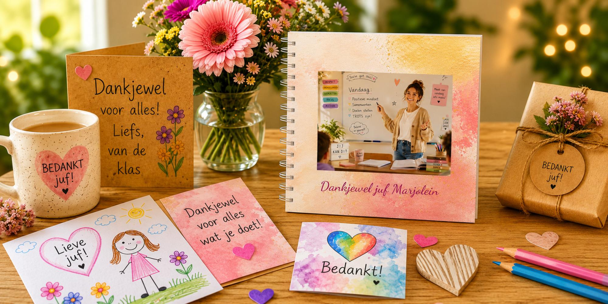originele cadeau ideeën voor juf en meester einde schooljaar