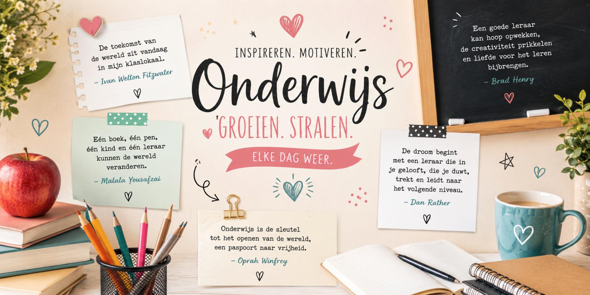 quotes en uitspraken over het belang van goed onderwijs, goede juffen en meesters