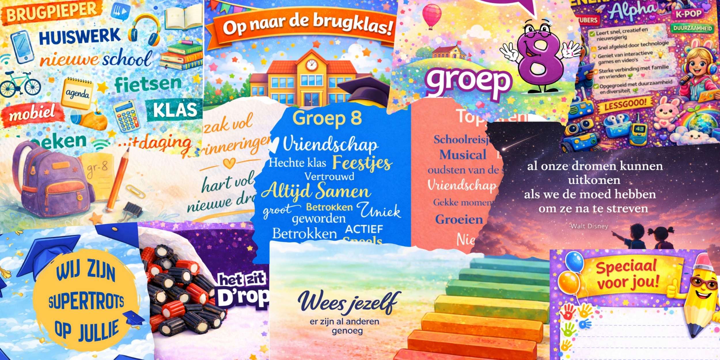 Nieuwe sfeerbladen voor groep 8: frisser, persoonlijker en helemaal van deze tijd