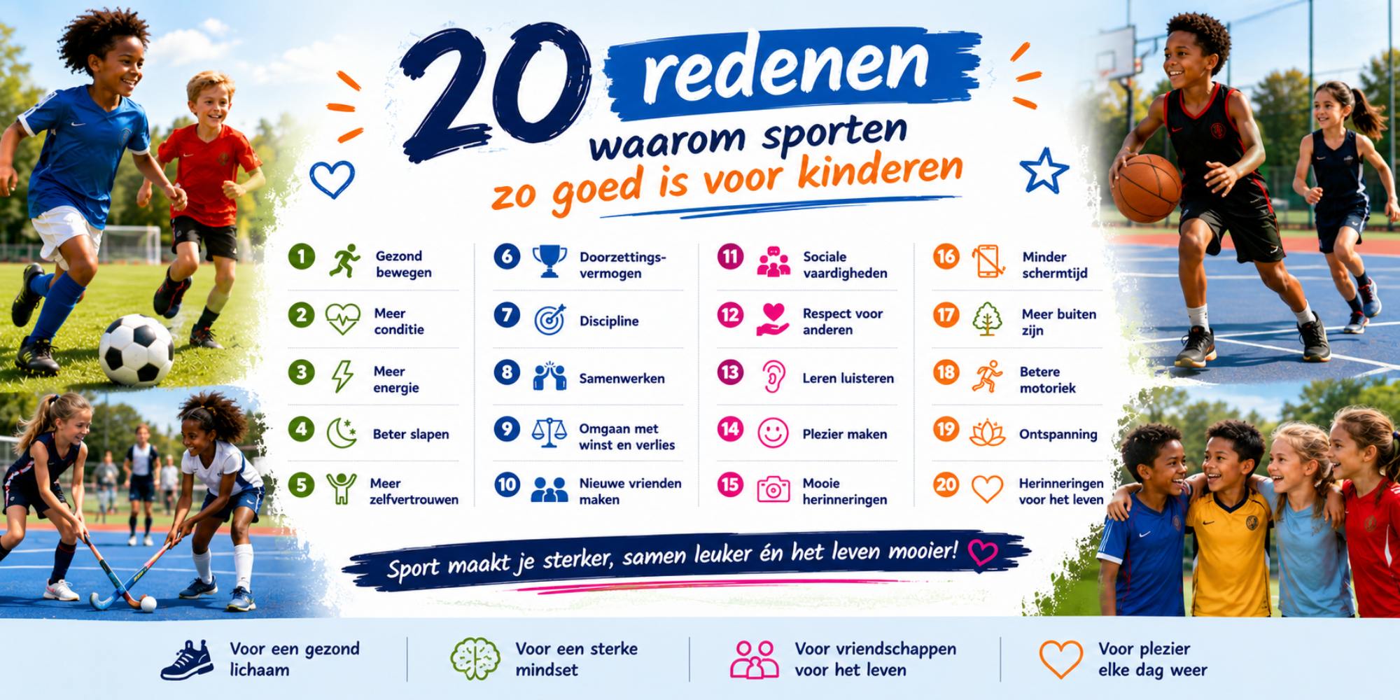 sport 20 redenen waarom sport gezond is