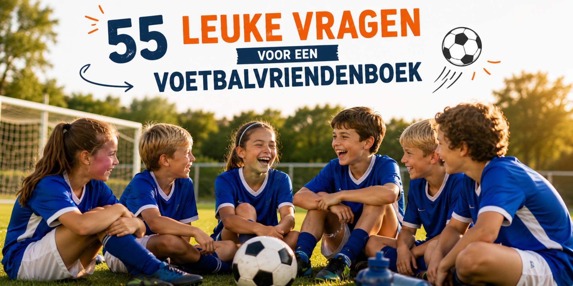 vragen voor in je voetbal vriendenboek