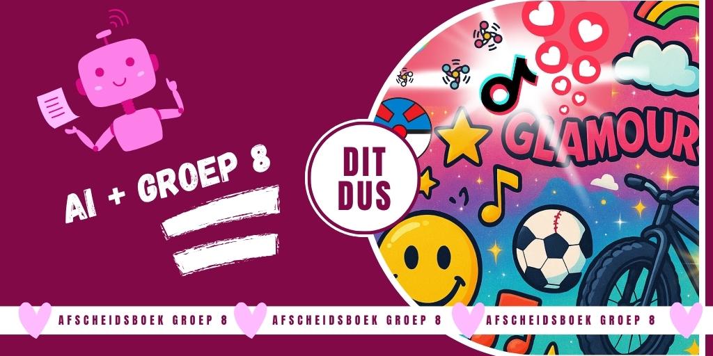 We probeerden iets nieuws: een vriendenboek-achtergrond gemaakt met… ChatGPT?!