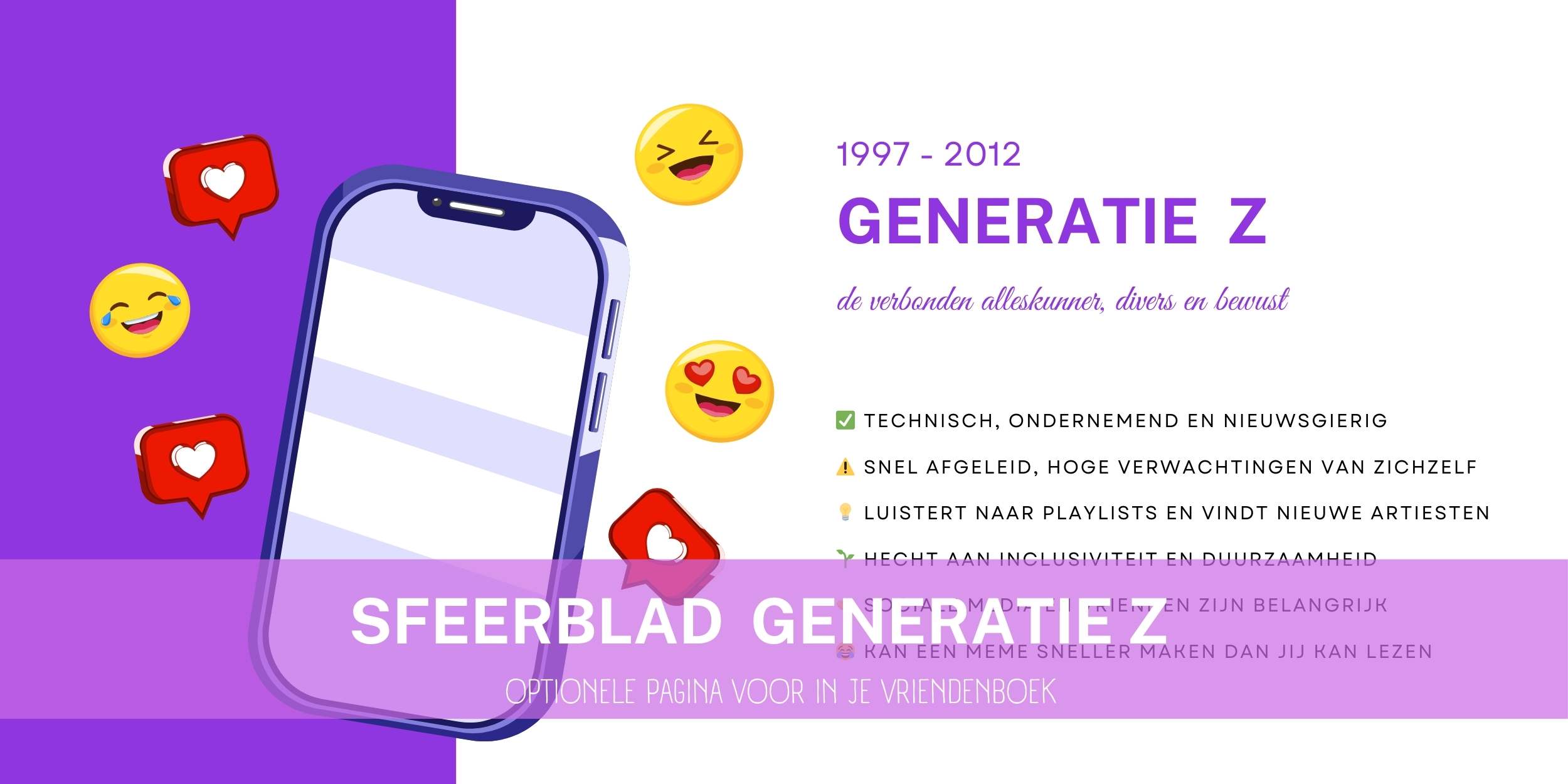 gen z sfeerblad vriendenboek 21 jaar