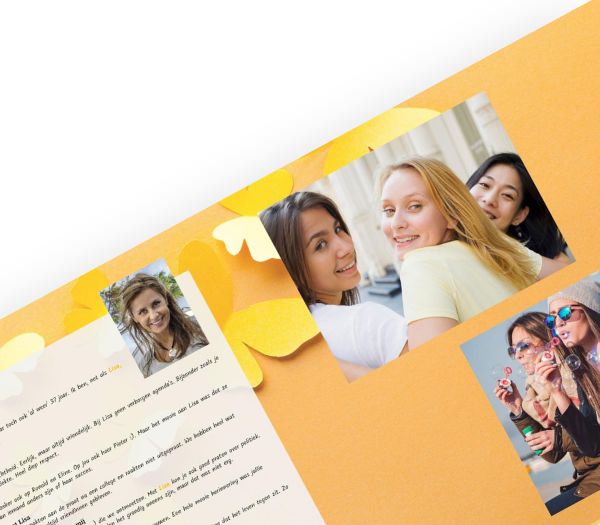 log in aan de start vriendenboek vriendenboekje