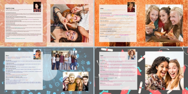 Voorbeelden Vriendenboeken voor Reunie School - Jaarboek - Geslaagd Master - Studentenvereniging