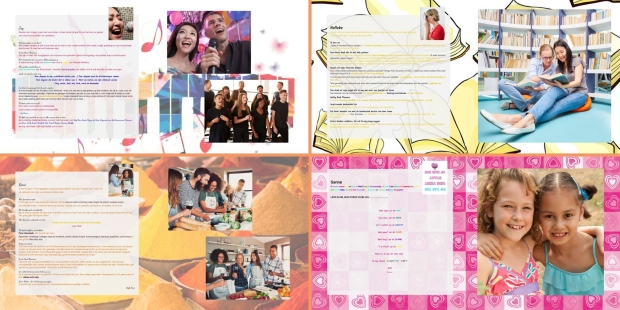 Voorbeelden Vriendenboeken voor Koor - Boekenclub - Kookclub - Poeziealbum